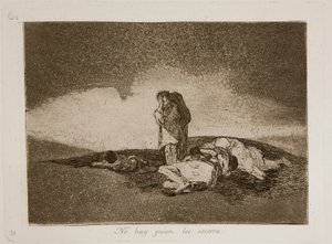 戦争の災害 作： Francisco de Goya